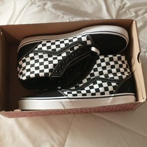 Mens Checkered Ward HI Vans size 12